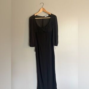 Dolce & Gabbana Black Long Sleeve Dress